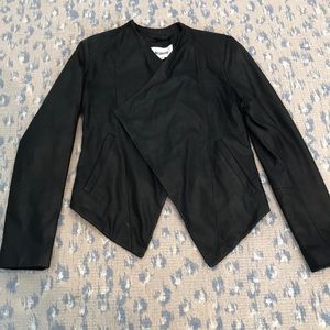 B.B. Dakota Black Lambskin Leather Jacket
